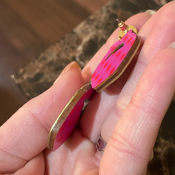 EASTER BASKET EARRINGS - 🐣 Hand painted & Artist designed - Brand New - Picture 5 of 6